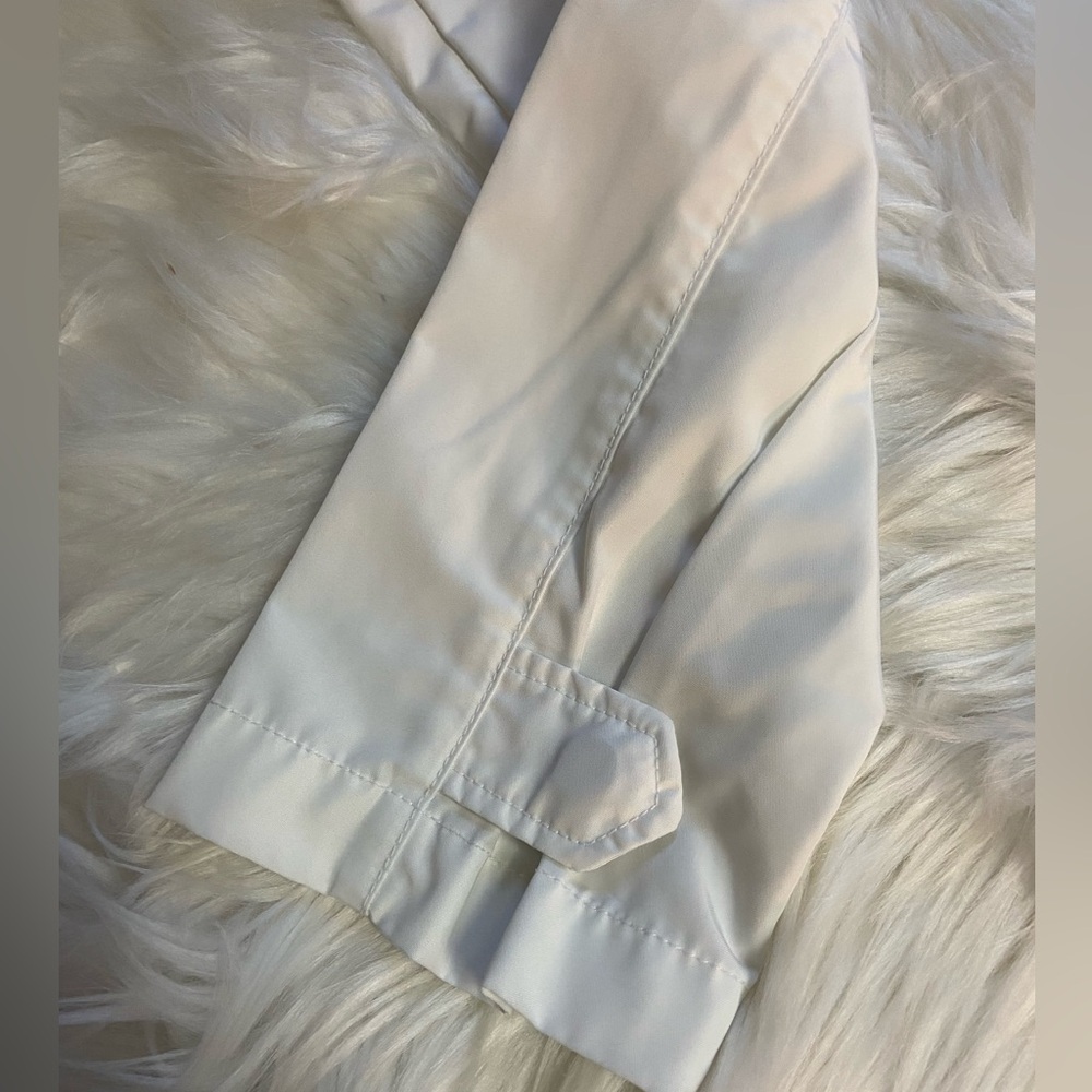 Banana Republic Sz S Women's White Hooded Utility Jacket - Picture 6 of 11
